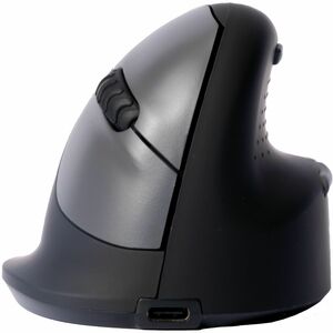 R-Go HE ergonomic mouse, vertical mouse, prevents RSI, medium (hand length 165-185mm), right handed, wireless, black - Wir