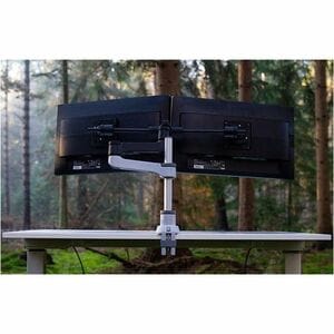 R-Go Zepher double monitor arm - without gas spring