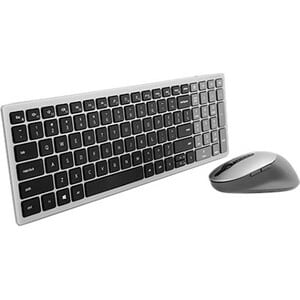 Dell Multi-Device Wireless Keyboard & Mouse Combo US English - KM7120W - Scissors Wireless Bluetooth/RF 5.0 2.40 GHz Keybo
