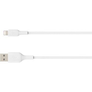 Belkin BoostCharge 15 cm Lightning/USB Data Transfer Cable - Cable for iPad, iPad Pro, iPhone - First End: 1 x USB Type A 