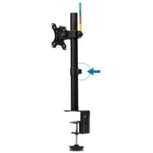 Kensington SmartFit Desk Mount for Monitor - Black - 1 Display(s) Supported - 34" (86.36 cm) Screen Support - 8 kg Load Ca