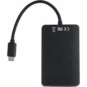 V7 V7UC-U3CRJ45HDVG-BLK USB Type C Docking Station for Desktop PC - 100 W - Black - 4 x USB Ports - 2 x USB 3.0 - USB Type