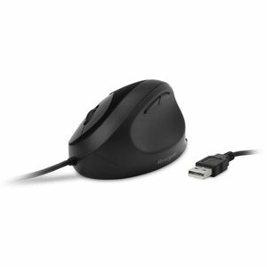 Kensington Pro Fit Mouse - USB - Optical - 5 Button(s) - Black - Cable - 3200 dpi - Right-handed