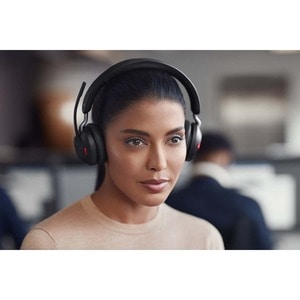 Jabra Evolve2 65 Wireless Over-the-head Stereo Headset - Black - Binaural - Supra-aural - Bluetooth - USB Type A