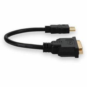 AddOn 20.32 cm DVI/HDMI Video Cable - Cable for Video Device - First End: HDMI Digital Audio/Video - Male - Second End: 25
