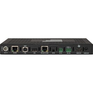 AMX DX-RX-4K60 DXLink 4K60 HDMI Receiver Module - 1 Output Device - 328 ft Range - 1 x Network (RJ-45) - 2 x USB - 1 x HDM
