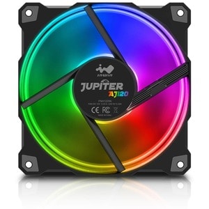 In Win Jupiter IW-FN-AJ120-3PK 3 pc(s) Cooling Fan - Motherboard - 120 mm Maximum Fan Diameter - 3 x Fan(s) - 1991.2 L/min