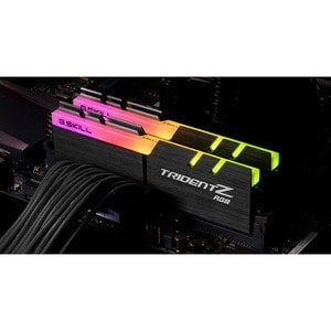 G.SKILL Trident Z RGB RAM Module for Desktop PC, Motherboard - 64 GB (2 x 32GB) - DDR4-3200/PC4-25600 DDR4 SDRAM - 3200 MH