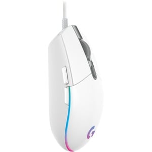 Logitech G203 Gaming Mouse - Cable - White - USB - 8000 dpi - 6 Button(s)