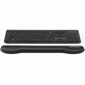 Foam Keyboard Wrist Rest - Ergonomic Wrist Support - Padded Keyboard Desk Cushion for Typing - Black Computer Hand & Arm R