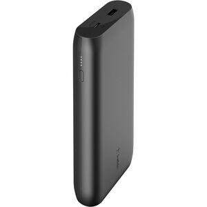 Belkin 30W USB-C 2-Port Power Bank - 20k mAh - 1xUSB-C (30W), 1xUSB-A (12W) - Portable Charger - Black - For Smartphone, T