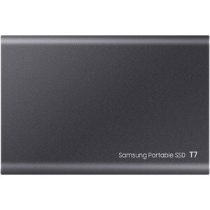 Samsung T7 MU-PC500T/AM 500 GB Portable Solid State Drive - External - PCI Express NVMe - Titan Gray - Gaming Console, Des