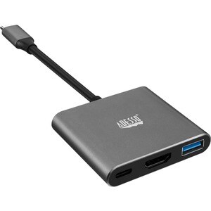 Adesso 3-IN-1 USB-C Multi-Port Docking Station (TAA Compliant) - for TV/Monitor/Projector/Notebook/Smartphone/Tablet - 60 