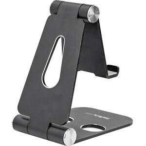 StarTech.com Phone and Tablet Stand - Foldable Universal Mobile Device Holder - Smartphones/Tablets - Adjustable Cell Phon