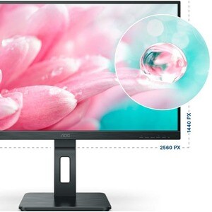 Monitor LCD AOC U27P2 685,8 mm (27") Class 4K UHD - 16:9 - Nero - 68,6 cm (27") Viewable - Tecnologia In-plane Switching (