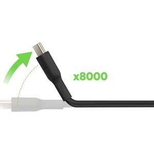 Belkin BoostCharge USB-C to USB-C Cable (1 meter / 3.3 foot, Black) - 3.3 ft USB-C Data Transfer Cable - First End: 1 x US