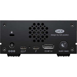 LaCie STHS8000800 8 TB Desktop Hard Drive - External - Thunderbolt 3, USB 3.0 - 7200rpm - 5 Year Warranty