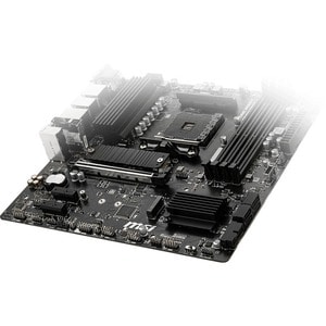 MSI B550M PRO-VDH WIFI Desktop Motherboard - AMD B550 Chipset - Socket AM4 - Micro ATX - 128 GB DDR4 SDRAM Maximum RAM - D