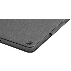 Logitech Combo Touch Keyboard/Cover Case for 25.9 cm (10.2") Apple, Logitech iPad (7th Generation) Tablet - Graphite - Spi