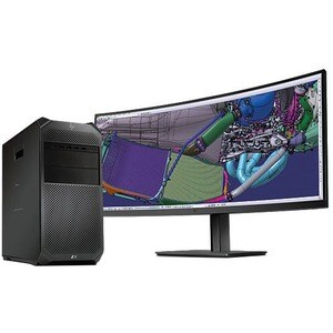 HP Z4 G4 Workstation - 1 x Intel Xeon W-2235 - 128 GB - 4 TB HDD - 2.51 TB SSD - Mini-tower - Black - Linux - DVD-Writer -