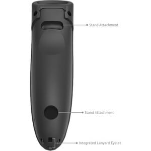 Socket Mobile DuraScan D740 Handheld Barcode Scanner - Wireless Connectivity - Black - 495.30 mm Scan Distance - 1D, 2D - 