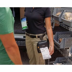 Zebra ZQ521 Direktthermodrucker - Monochrom - Etiketten-/Quittungsdruck - Bluetooth - Wireless LAN - 113,03 mm Label Width