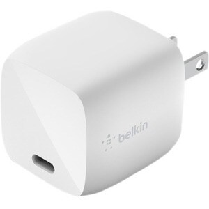 Belkin BoostCharge 30W USB-C GaN Wall Charger (USB-C Cable included) - Power Adapter - White