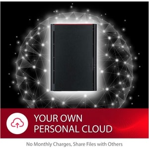 BUFFALO LinkStation SoHo 220 2-Bay Personal Cloud Office NAS 12TB (2x6TB) with Hard Drives Included - 2 x HDD Installed - 