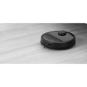 MI Vacuum-Mop P STYJ02YM Robot Vacuum/Mop - Black - 550 mL Dust Capacity - 200 mL Water Tank Capacity - Turbo Brush - Marb