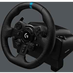 Logitech G G923 Gaming Steering Wheel - Cable - USB - PC, Xbox Series S, Xbox Series X - Black