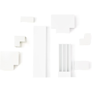 StarTech.com Cable Management Raceway 78" - 3 Compartment Network Cord Hider/ Cover/ Concealer Kit - Channel Cable/ Wire D