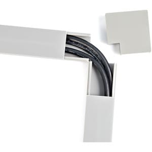 StarTech.com 20 Cable Raceway L Connectors for CBMWD3816 - 90 Degree Flat L Type - Lateral Elbow - Cable Management Access