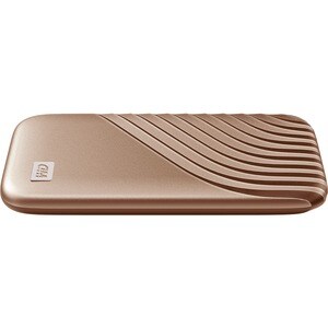 WD My Passport WDBAGF0010BGD-WESN 1 TB Portátil Unidade de estado sólido - Externo - Dourado - USB 3.2 (Gen 2) Tipo C - 10