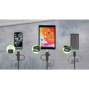 Belkin BoostCharge 1,01 m Lightning/Micro-USB/USB/USB-C Datentransferkabel - 1 / Pack - Cable for Smartphone, Tablet, Stro