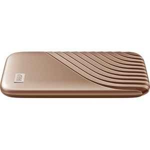 WD My Passport WDBAGF0020BGD-WESN 2 TB Portable Solid State Drive - External - Gold - Desktop PC Device Supported - USB 3.