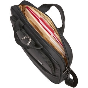 Sacoche de transport Case Logic Propel - Attaché Style pour 30,5 cm (12") à 35,6 cm (14") Ordinateur Portable - Noir - Pol