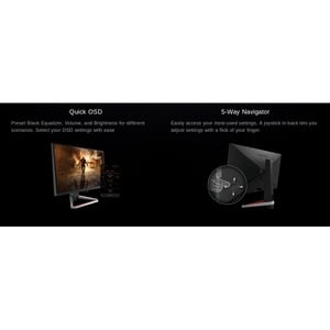 BenQ MOBIUZ EX2710 27 Zoll Class Full HD Gaming-LCD-Monitor - 16:9 Format - Dunkelgrau, Schwarz - 68,6 cm (27 Zoll) Viewab