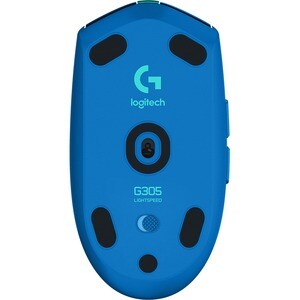 Logitech LIGHTSPEED G305 Rato para jogos - Wi-Fi - USB - Ótico - 6 Taste(n) - Azul - Sem fios - 12000 dpi