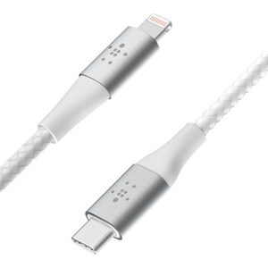 Belkin 2 m Lightning/USB-C Datentransferkabel - Erster Anschluss: Lightning - Stecker - Zweiter Anschluss: USB Type C - Weiß