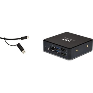 Port Connect USB 3.1 (Gen 1) Type A, USB 3.1 (Gen 1) Type C Docking Station for Mouse, Monitor, Scanner, Printer - 100 W -