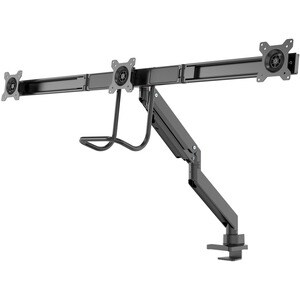 Neomounts Neomounts Pro NM-D775DX3BLACK Desk Mount for Flat Panel Display - Black - 3 Display(s) Supported - 68.6 cm (27")