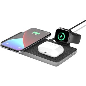 ALOGIC Ultra Power 3-in-1 Wireless Charging Dock for iPhone and Airpods with Apple Watch Charger Mount - 9 V DC Input - 5 