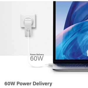 ALOGIC USB-C Laptop/Macbook Wall Charger 60W with Power Delivery- Travel Edition with AU, EU, UK, US Plugs and 2m Cable - 