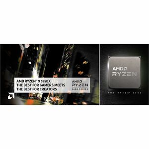 AMD Ryzen 9 5000 5950X Hexadeca-core (16 Core) 3.40 GHz Processor - Box - 64 MB L3 Cache - 8 MB L2 Cache - 64-bit Processi