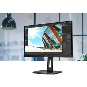 AOC 27P2C 685.8 mm (27") Class Full HD LCD Monitor - 16:9 - Black - 68.6 cm (27") Viewable - In-plane Switching (IPS) Tech