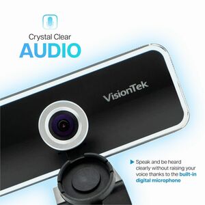 VisionTek VTWC20 Webcam - 30 fps - USB 2.0 - 1920 x 1080 Video - CMOS Sensor - Microphone - For Notebook