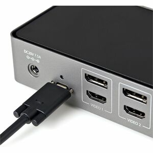 HYBRID USB-C AND USB-A DOCK TRIPLE 4K 60HZ DP/HDMI - 85W PD