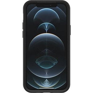 OtterBox Symmetry Case for Apple iPhone 12, iPhone 12 Pro Smartphone - Black - Drop Resistant, Bump Resistant, Bacterial R