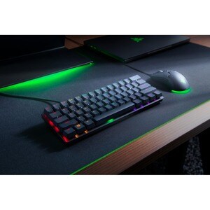 Razer Huntsman Mini - Clicky Optical Switch - US - Black - Cable Connectivity - USB Type C Interface - On The Fly Macro Re