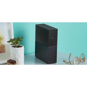 WD My Book WDBBGB0180HBK-EESN 18 TB Desktop Hard Drive - External - USB 2.0, USB 3.0 - 256-bit Encryption Standard